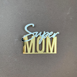 Изображение Боковой МИНИ топпер SUPER Mom, 7 см (МП-173)